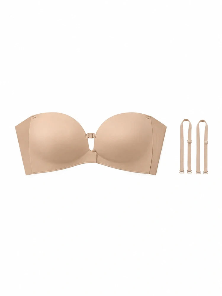 OwBra Strapless Front Closure Push-Up Bra