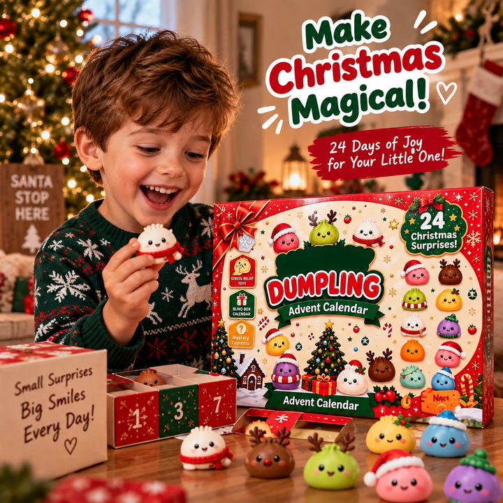 24-Day Dumpling Surprise Squishy Advent Calendar