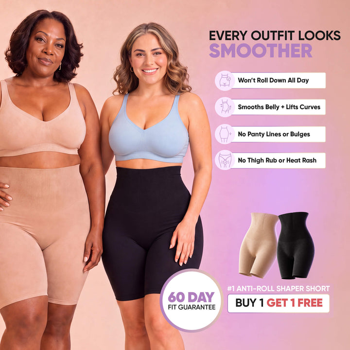 MayShape - High-Waist Shapewear Shorts