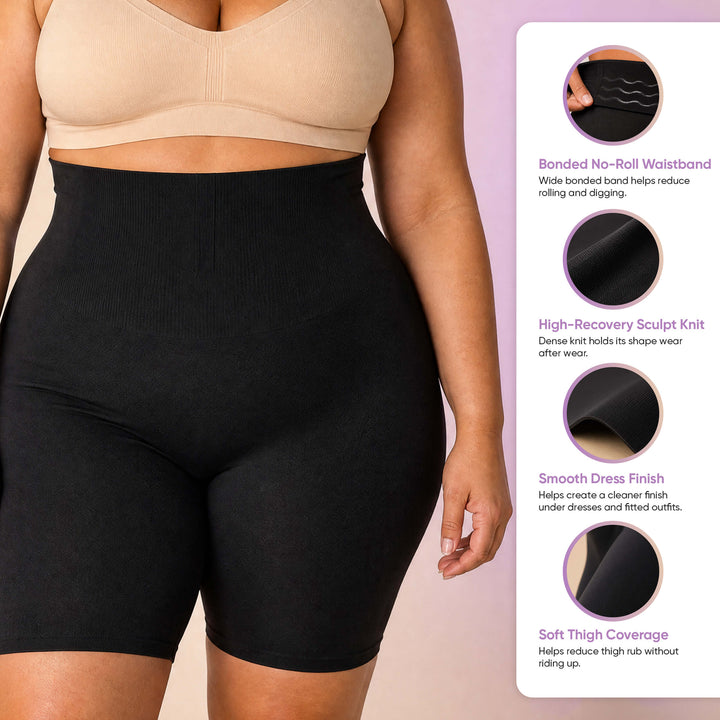 MayShape - High-Waist Shapewear Shorts